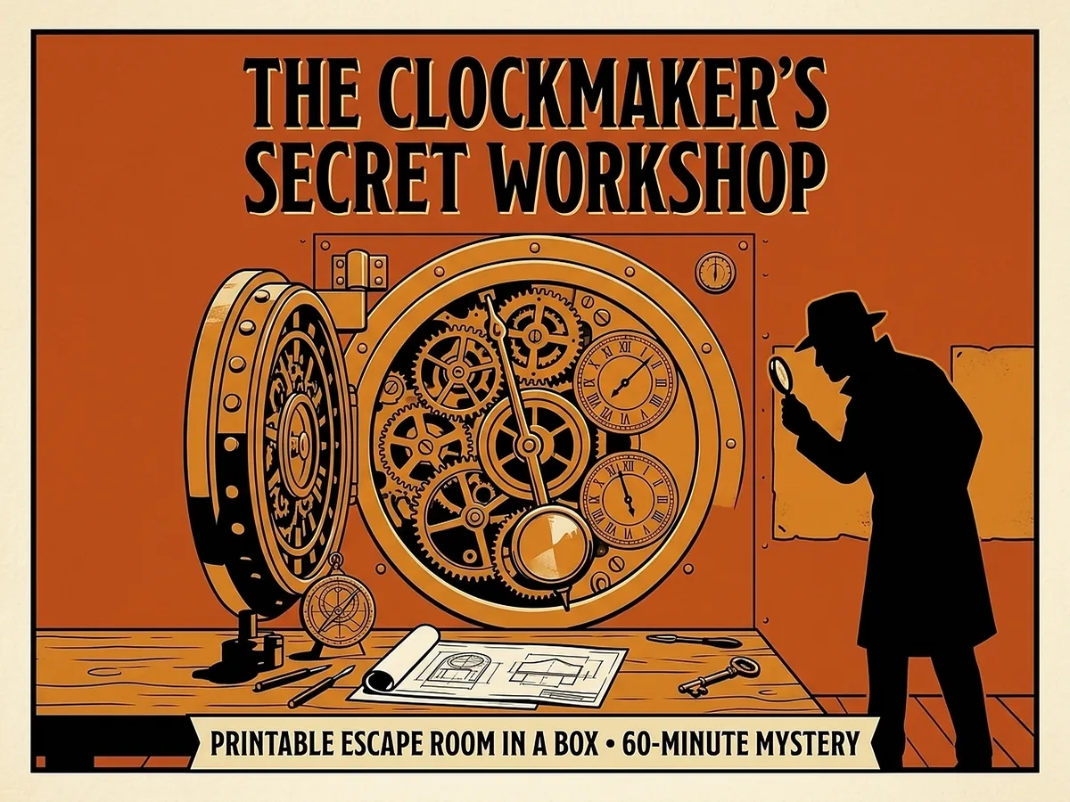 Clockmaker Escape Room Kit