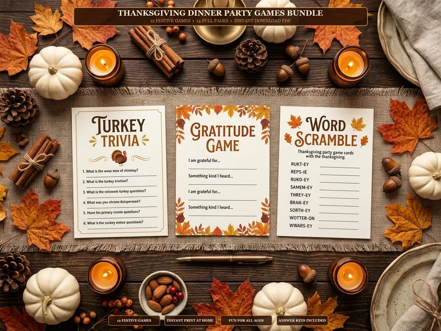 Thanksgiving Games Bundle